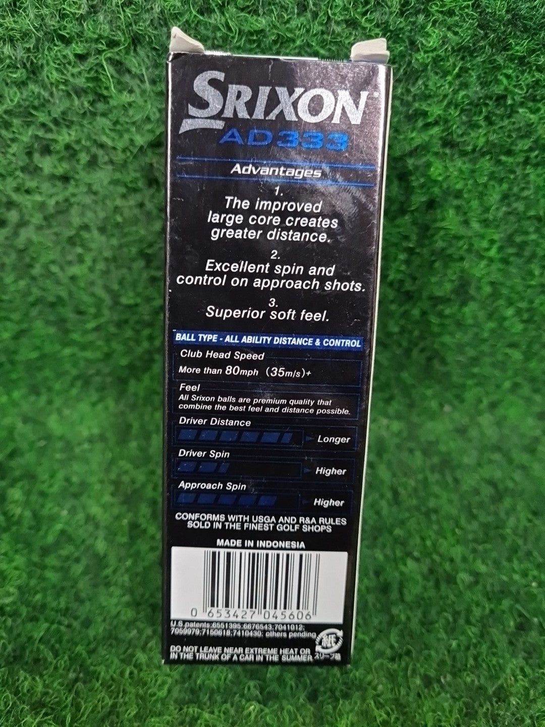 SRIXON AD333, Golfbälle, Weiß, 3 Stück - Abbildung 5