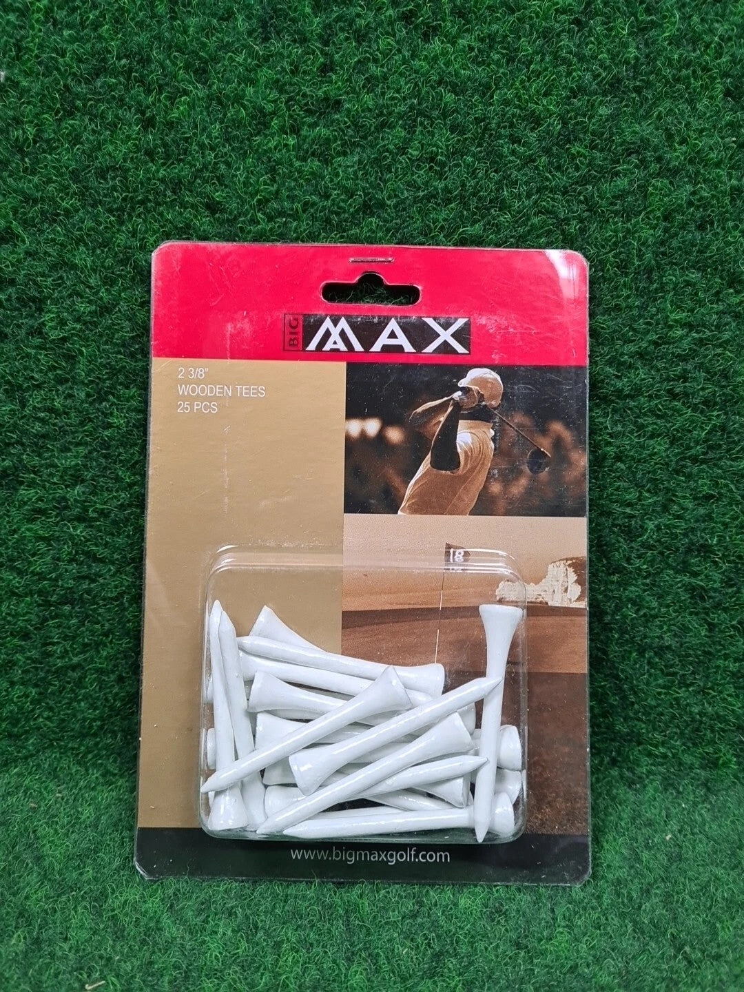 BIG MAX 2 3/8" Holztees Golftees - Abbildung 1