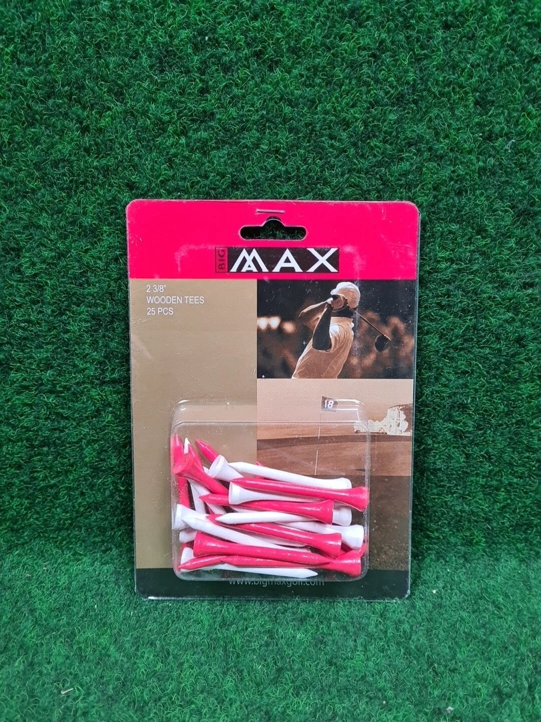 BIG MAX 2 3/8" Holztees Golftees - Tees - Abbildung 1