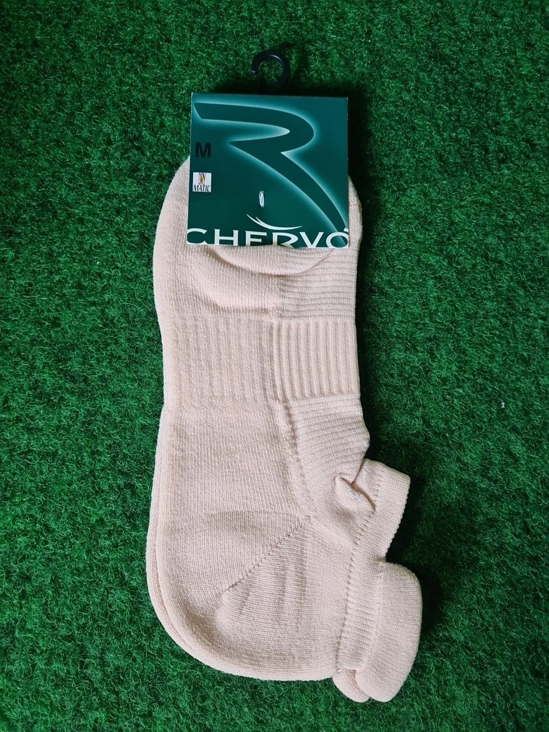 CHERVO Golf Socken, Füßlinge, Bassotto, Beige, Größe: M 38-40 - Abbildung 1