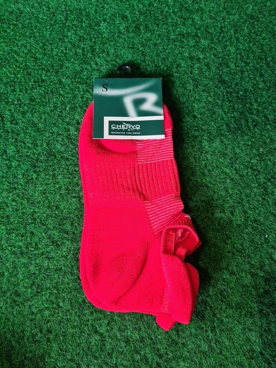 Chervo Golf Socken, Füßlinge, Bassotto, Rot, Größe: S 35-37 - Abbildung 1