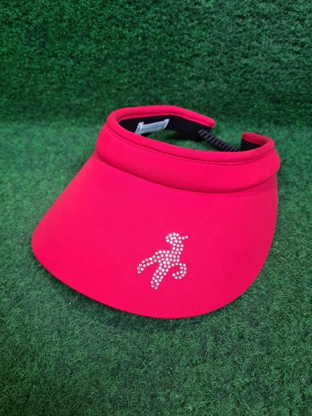 GREEN LAMB Schirmmütze, Golf Mütze, Sun Visor, Rot, Größe: One Size, draw string, Damen - Abbildung 1