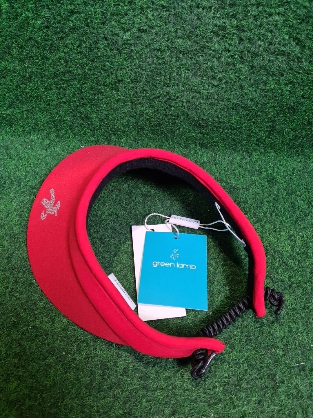 GREEN LAMB Schirmmütze, Golf Mütze, Sun Visor, Rot, Größe: One Size, draw string, Damen - Abbildung 3