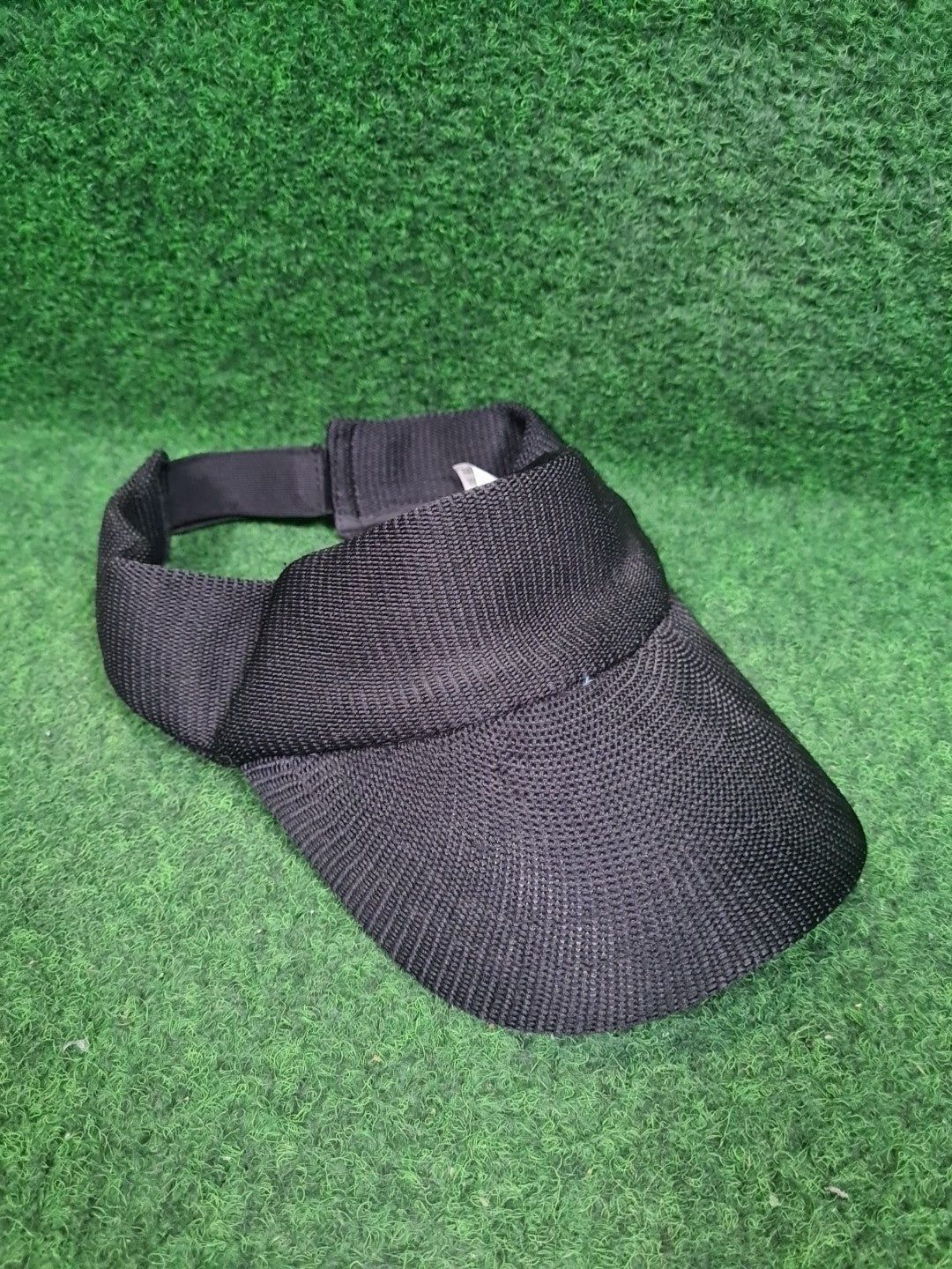 MARKENLOS Schirmmütze, Golf Mütze, Sun Visor, Schwarz, Größe: One Size, Klettverschluss, Damen - Abbildung 2