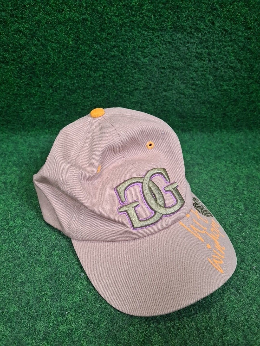 GIRLS GOLF Golf Mütze, Baseball Cap, Beige, Lila, Größe: One Size, Einstellbar, Damen - Abbildung 2