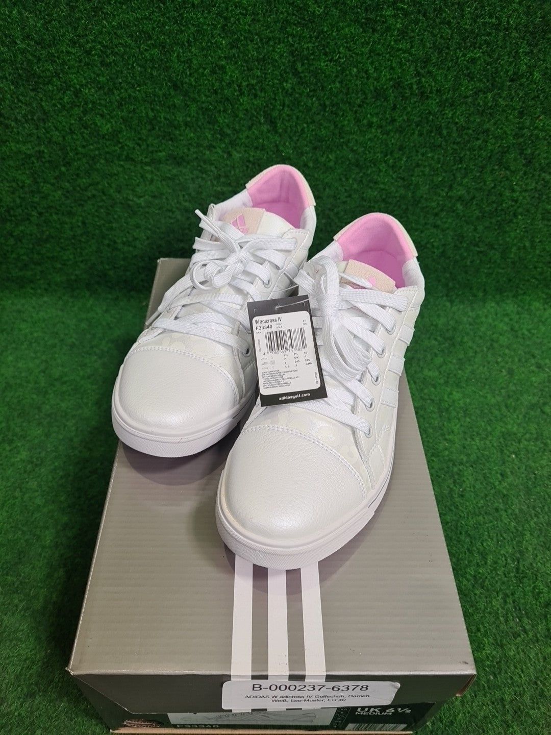 ADIDAS W adicross IV Golfschuh, Damen, Weiß, Leo-Muster, EU 40 - Abbildung 2