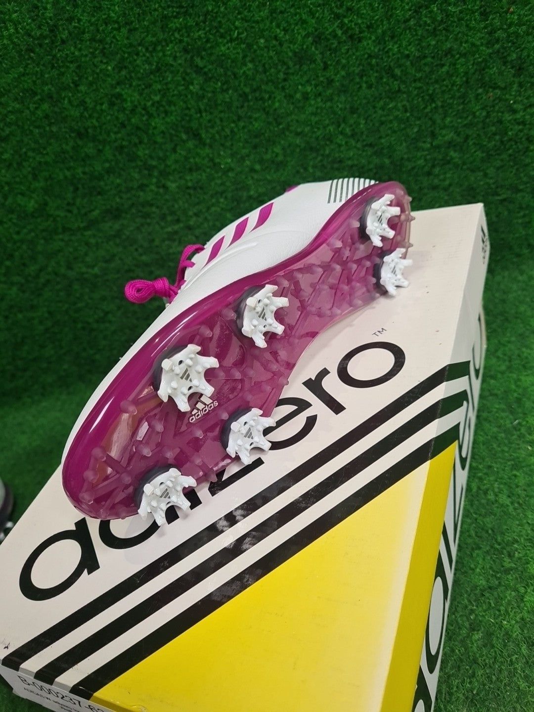 ADIDAS W adizero tour Golfschuh, Damen, Weiß, Pink, EU 38 - Abbildung 3