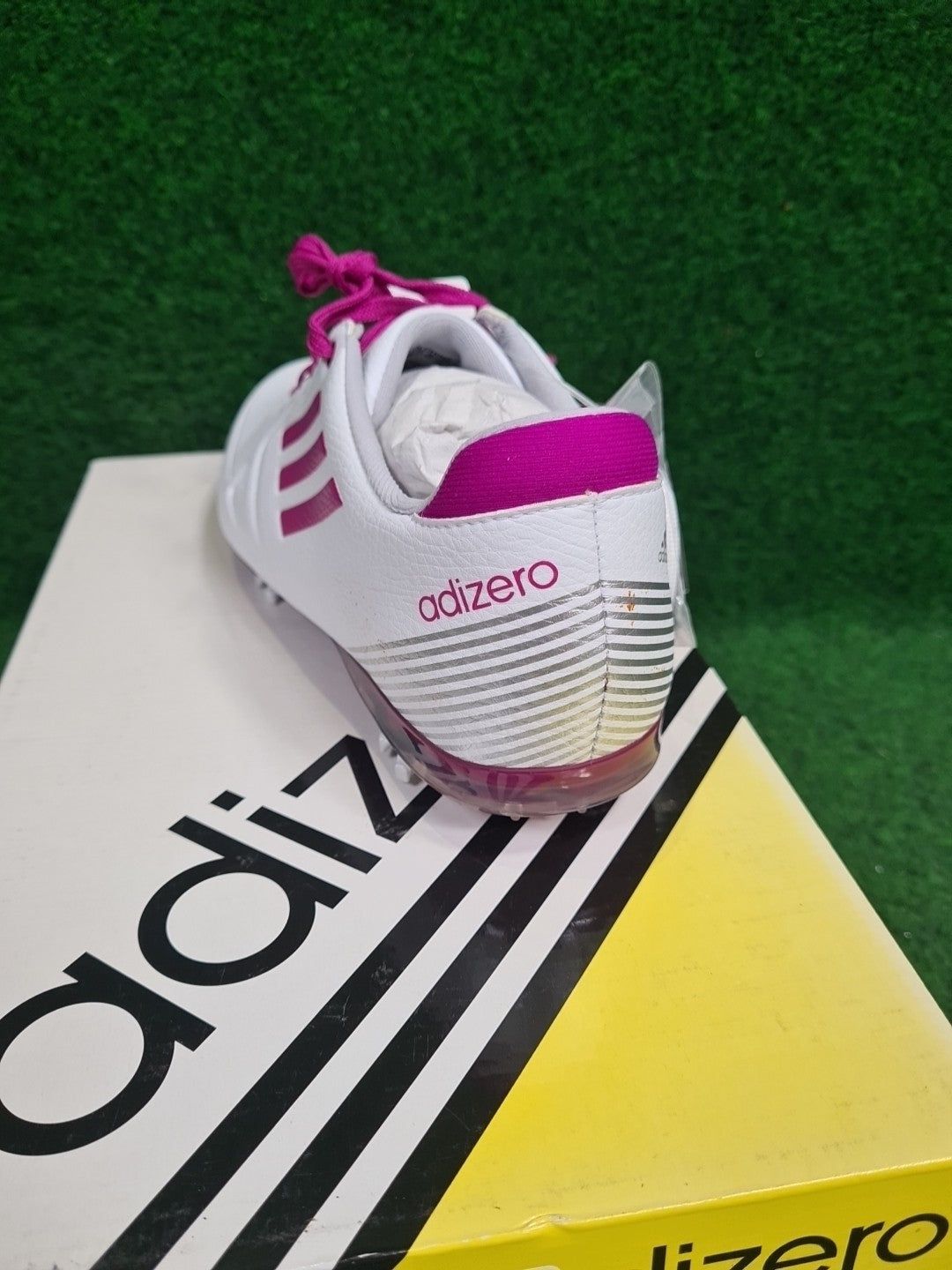 ADIDAS W adizero tour Golfschuh, Damen, Weiß, Pink, EU 38 - Abbildung 4