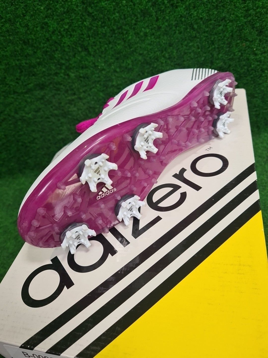 ADIDAS W adizero tour Golfschuh, Damen, Weiß, Pink, EU 40 - Abbildung 3
