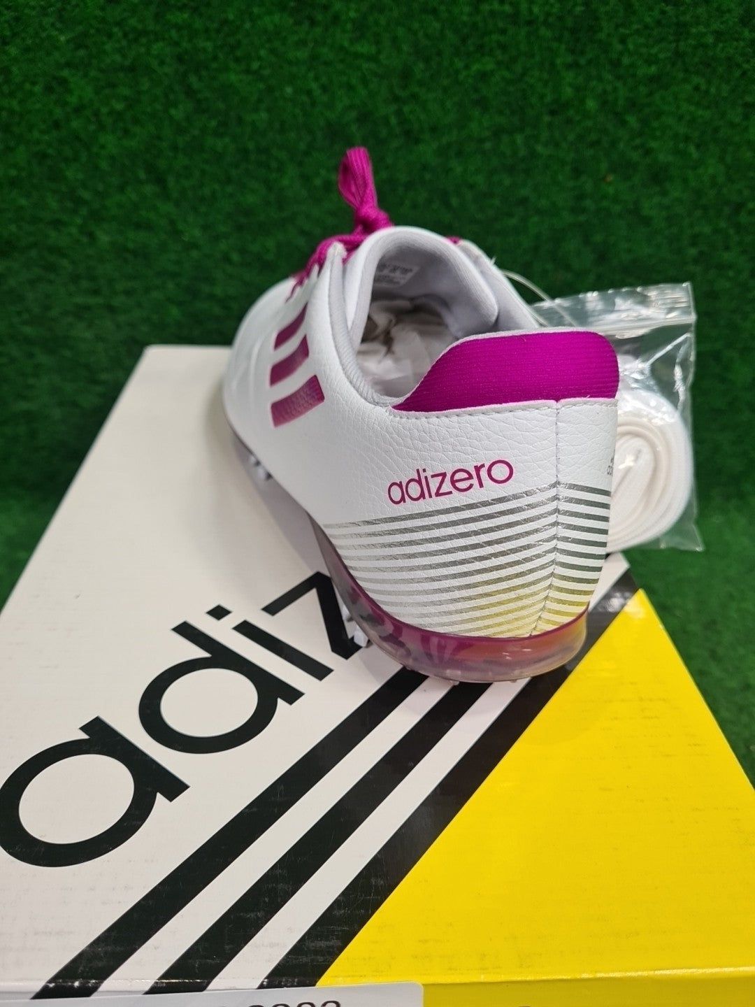 ADIDAS W adizero tour Golfschuh, Damen, Weiß, Pink, EU 40 - Abbildung 4