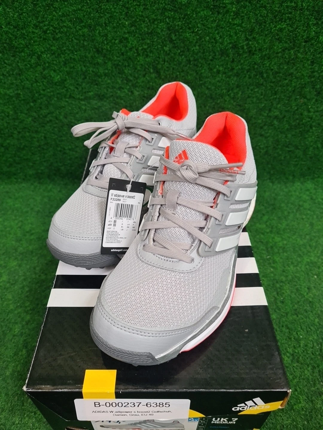 ADIDAS W adipower s boost2 Golfschuh, Damen, Grau, EU 40 - Abbildung 1