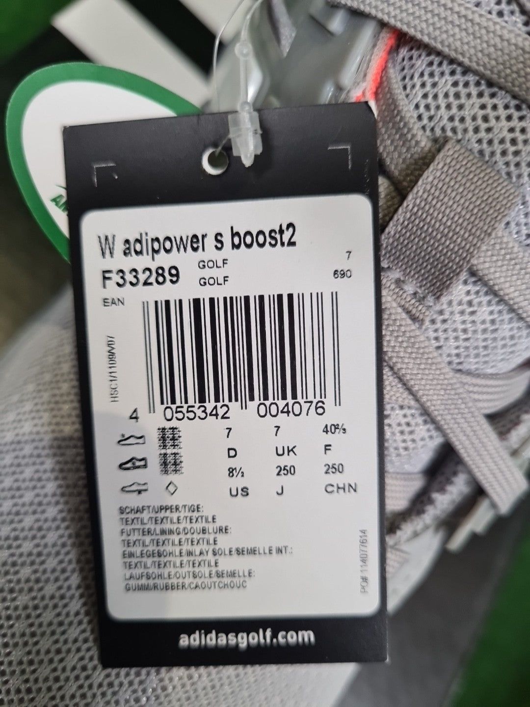ADIDAS W adipower s boost2 Golfschuh, Damen, Grau, EU 40 - Abbildung 5