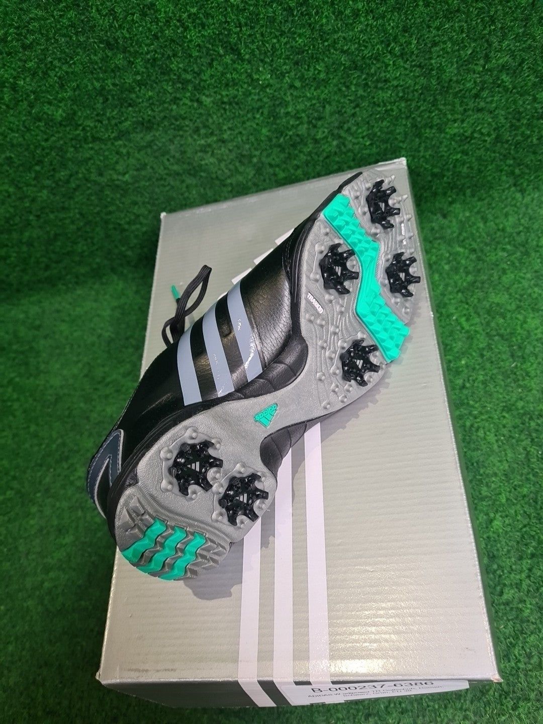 ADIDAS W adipower TR Golfschuh, Damen, Schwarz, Grün, EU 39 - Abbildung 2