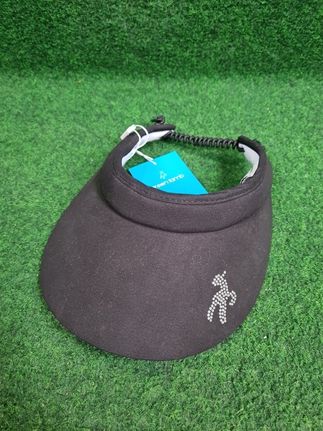 Green Lamb Schirmmütze, Golf Mütze, Sun Visor, Schwarz, Größe: One Size, draw string, Damen - Abbildung 1