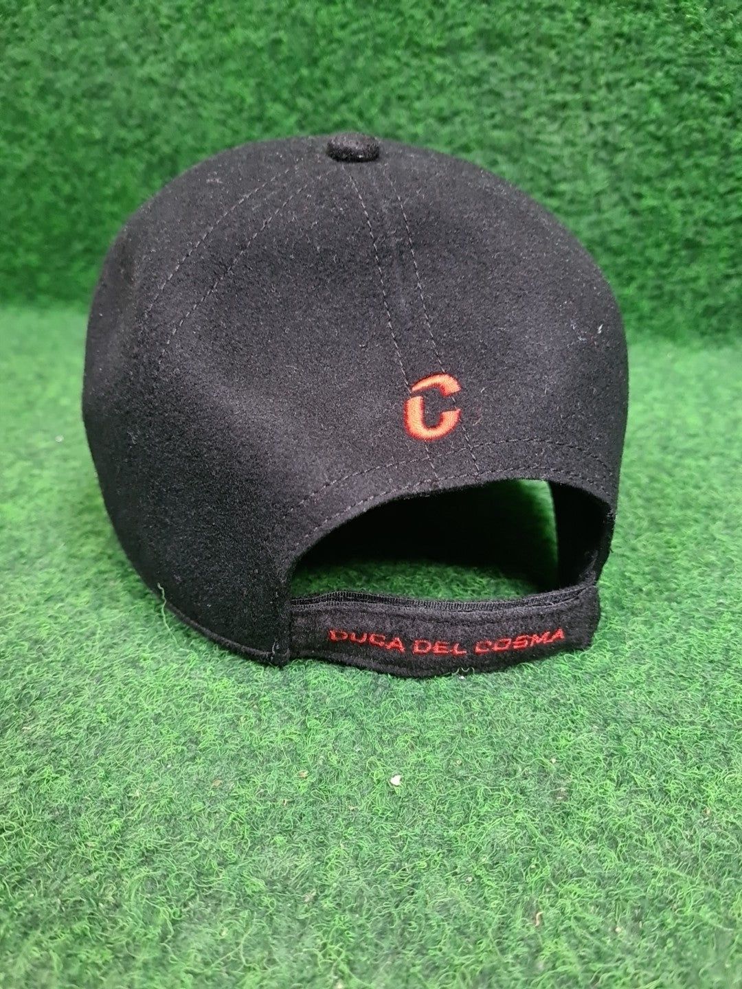 DUCA DEL COSMA Sonnen Golf Cap, Schwarz, Größe: One Size, Klettverschluss, Herren - Abbildung 2