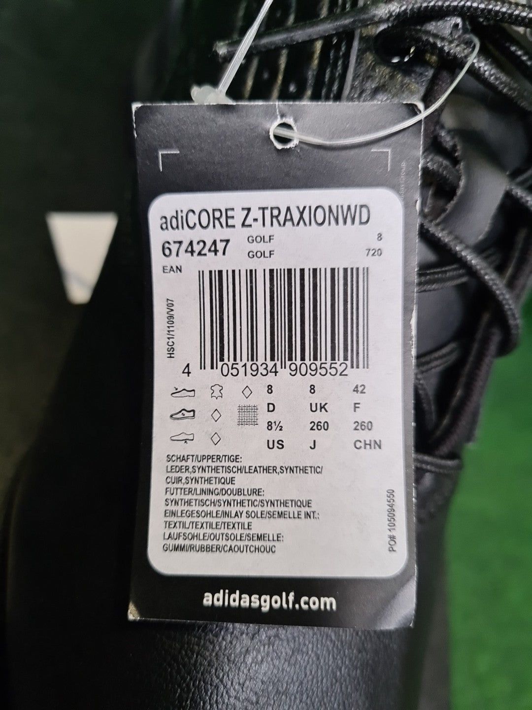 ADIDAS adipure flex wd Golfschuh, Herren, Schwarz, EU 45 - Abbildung 7