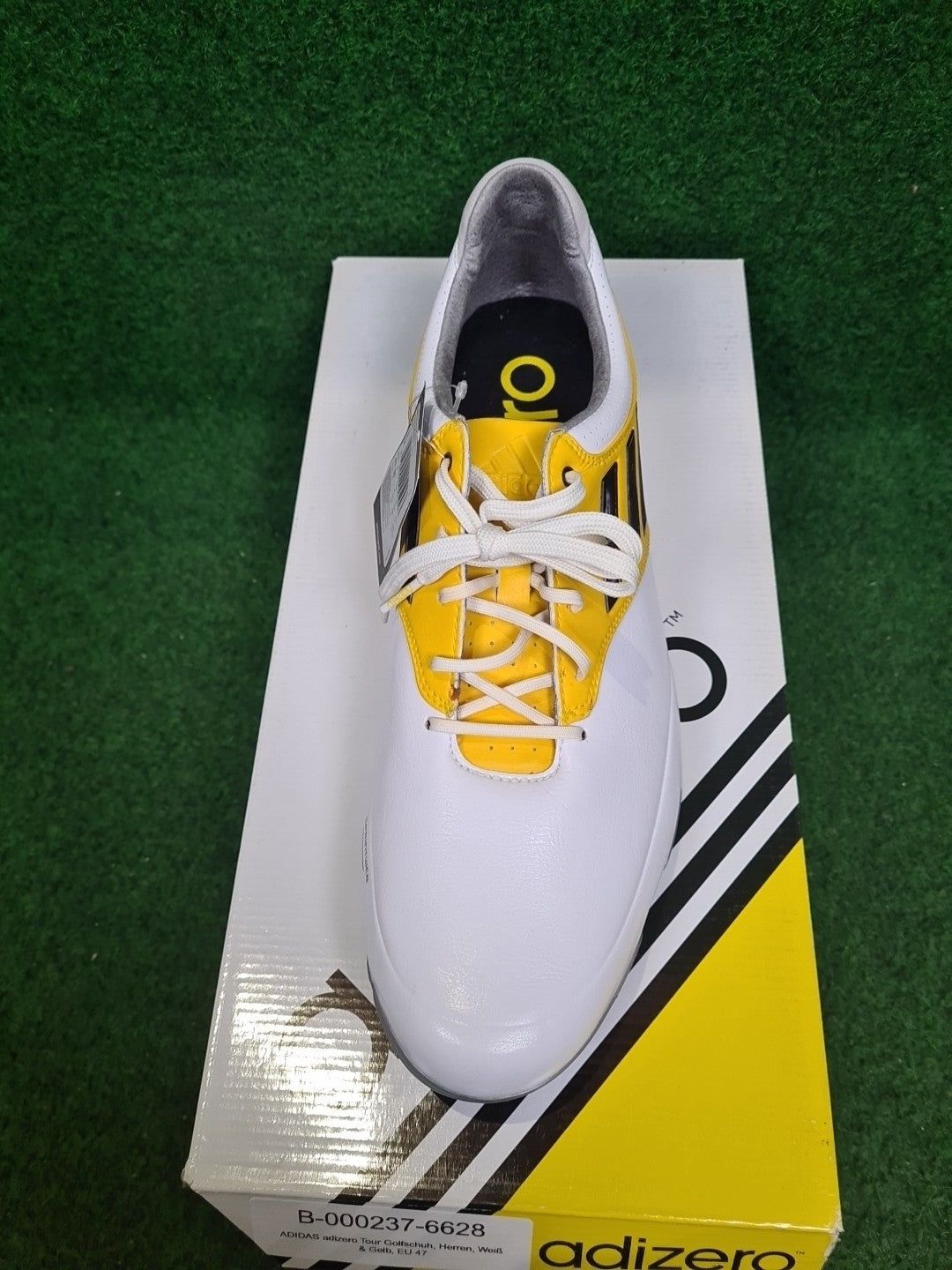 ADIDAS adizero Tour Golfschuh, Herren, Weiß & Gelb, EU 47 - Abbildung 3