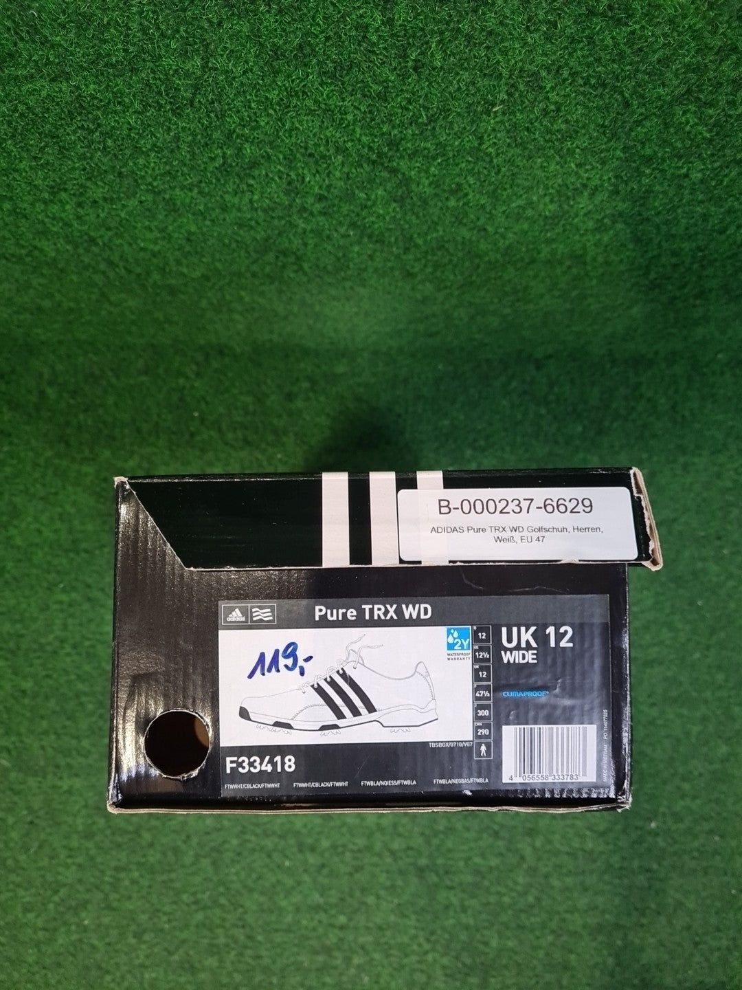 ADIDAS Pure TRX WD Golfschuh, Herren, Weiß, EU 47 - Abbildung 6