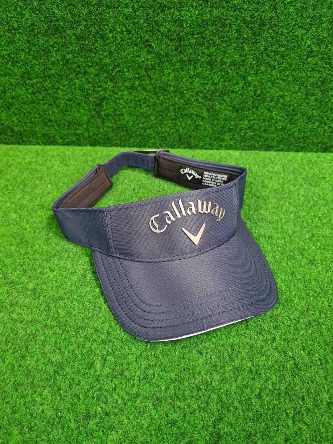 Callaway Odyssey Liquid Metal Visor, Blau, One Size, Klettverschluss, 100 % Polyester - Abbildung 1