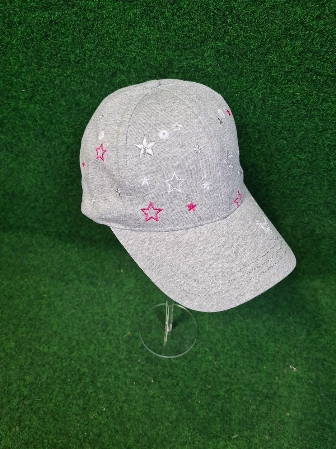 GIRLS GOLF Golf Mütze, Baseball Cap, Grau, One Size, Einstellbar, Damen, "Love Birdies" 100 % Cotton - Abbildung 2