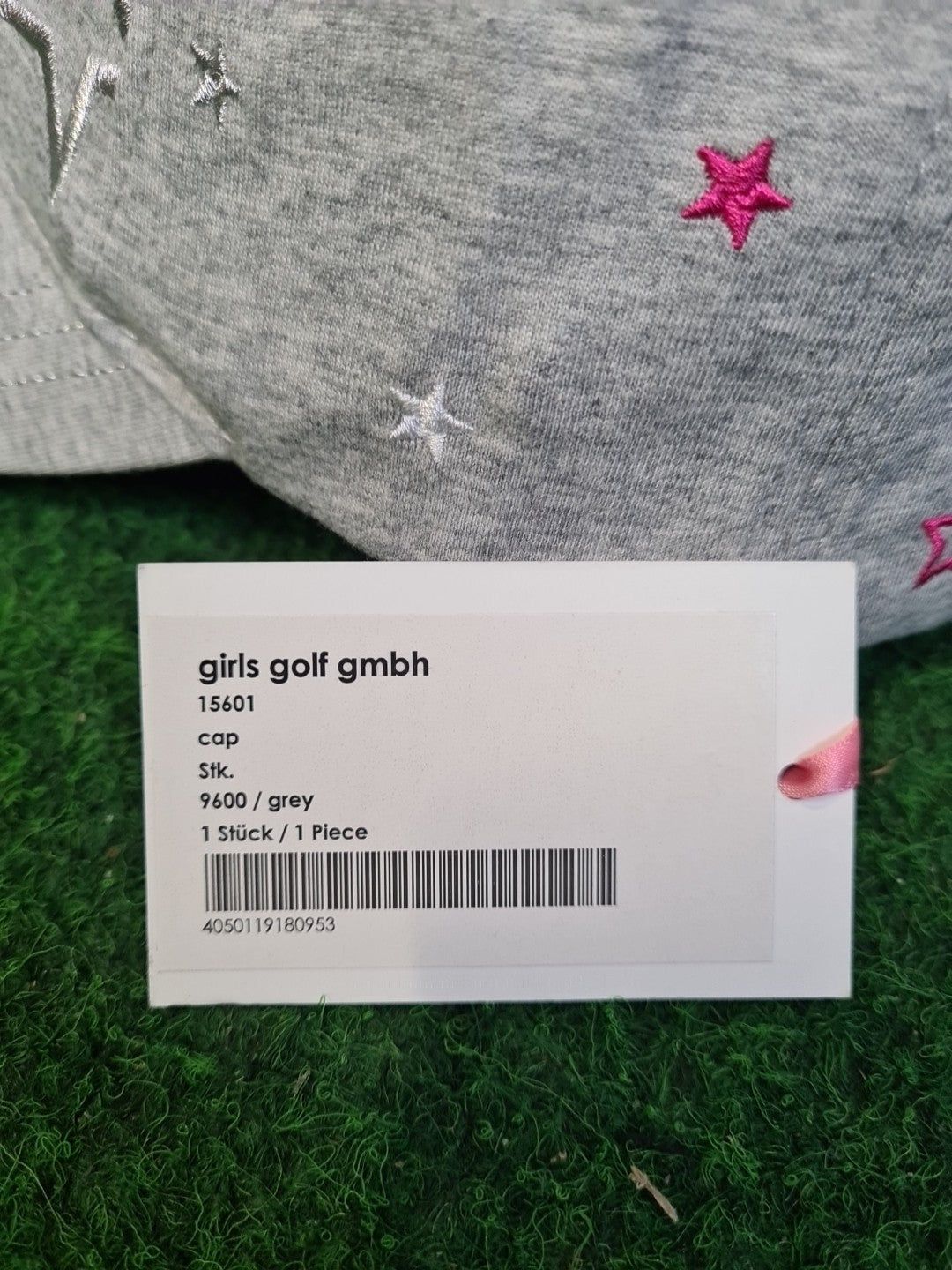 GIRLS GOLF Golf Mütze, Baseball Cap, Grau, One Size, Einstellbar, Damen, "Love Birdies" 100 % Cotton - Abbildung 5