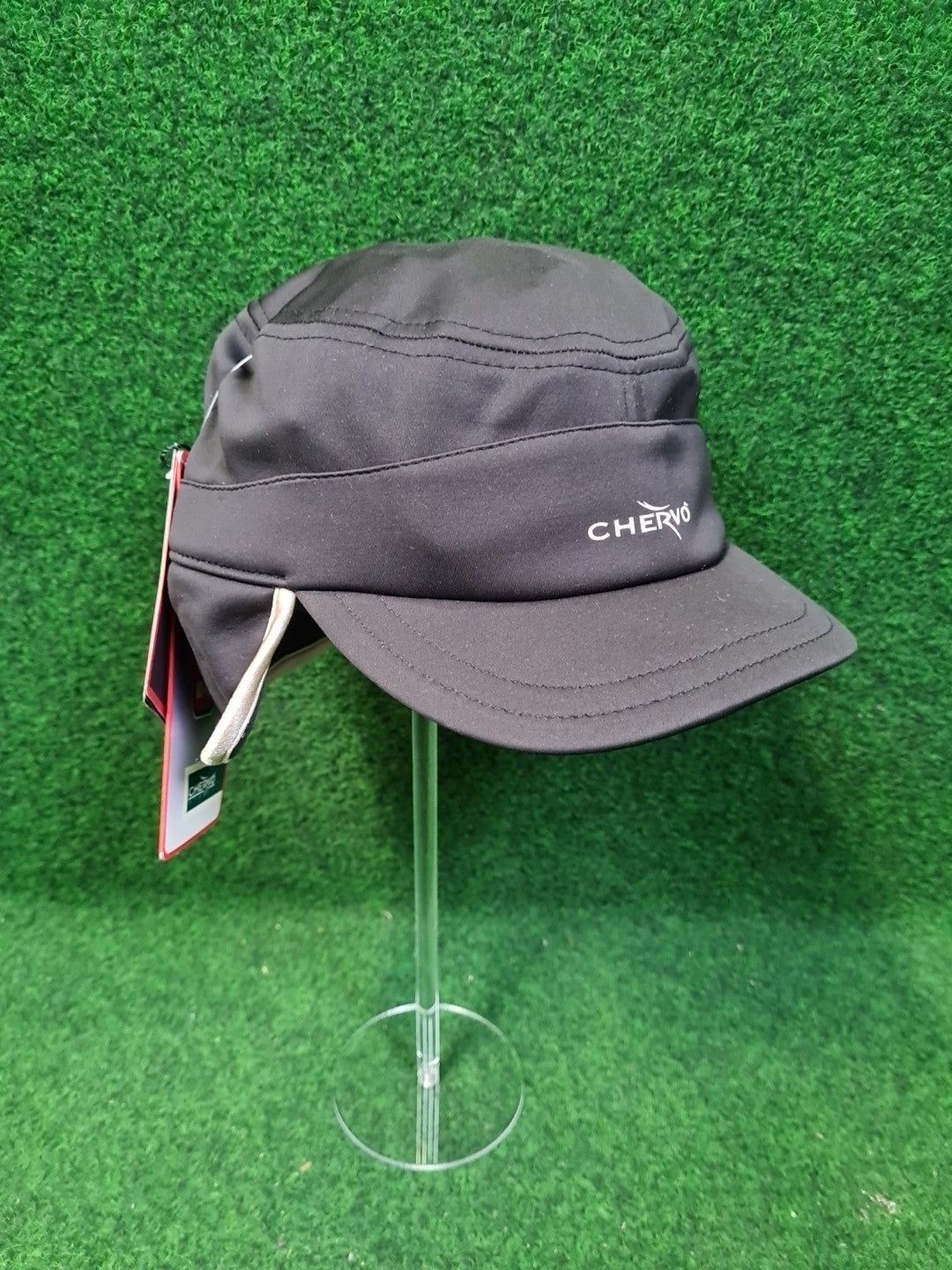 CHERVO 'Windfight', Golf Mütze, Basecap, Sport Cap, Schwarz & Gold, L, Damen, 100 % Polyester Chervo Tex - Abbildung 2