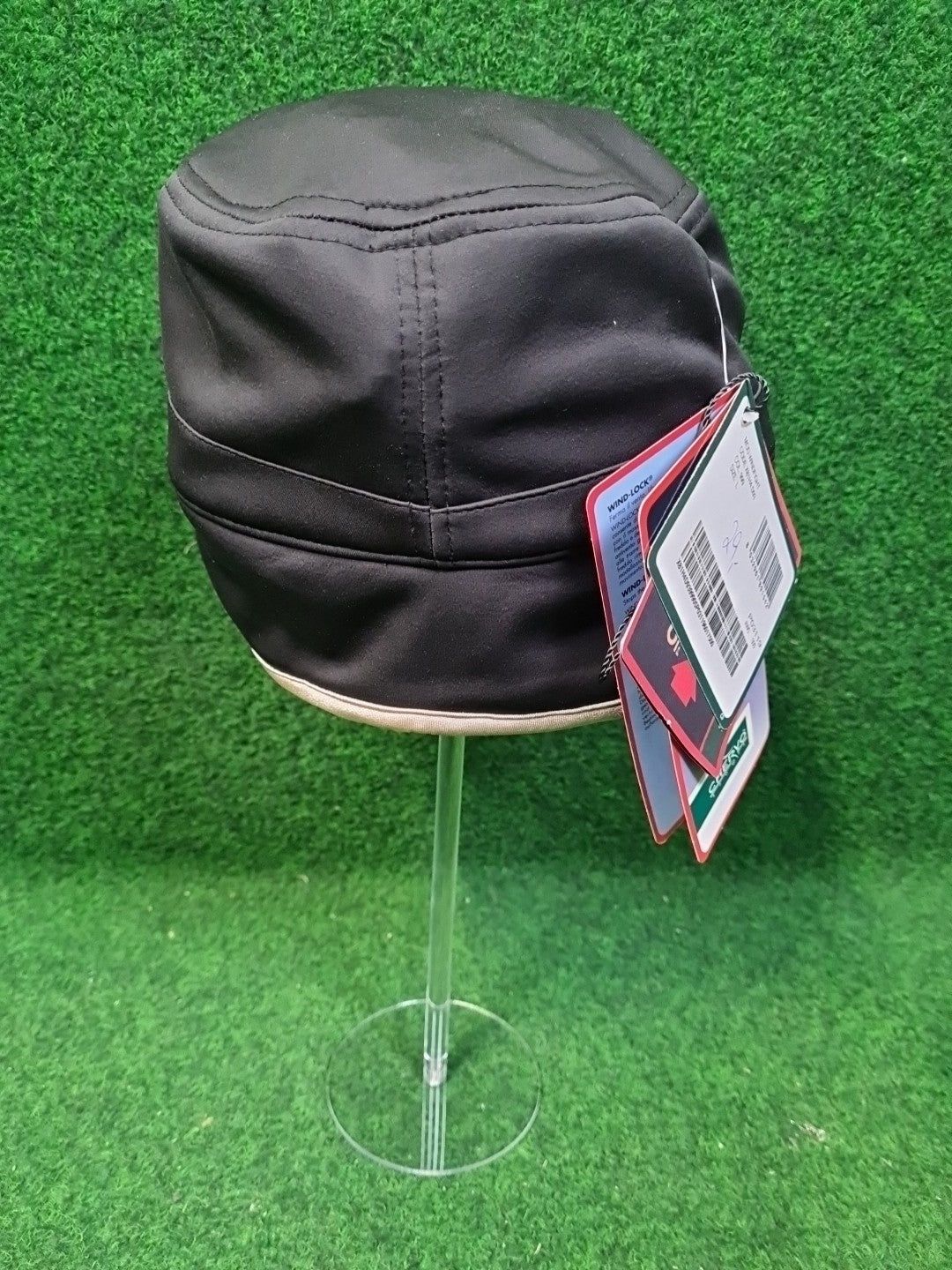 CHERVO 'Windfight', Golf Mütze, Basecap, Sport Cap, Schwarz & Gold, L, Damen, 100 % Polyester Chervo Tex - Abbildung 5