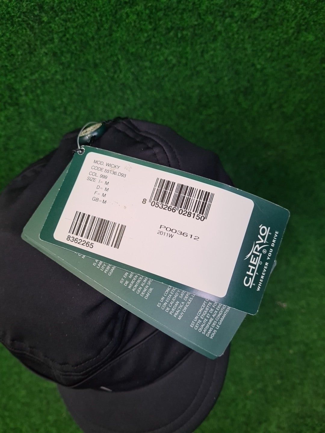 CHERVO 'Wicky' Schirmmütze, Golf Cap, Schwarz, M, Damen, 100 % Polyester Chervo-Tex - Abbildung 5
