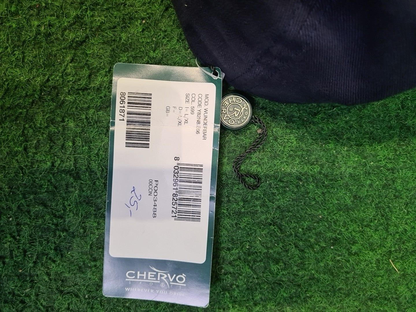 CHERVO SPORTS 'Wunderbar' A-Flex Mütze, Dunkelblau, L/XL, Herren, 97 % Cotton & 3 % Spandex - Abbildung 5