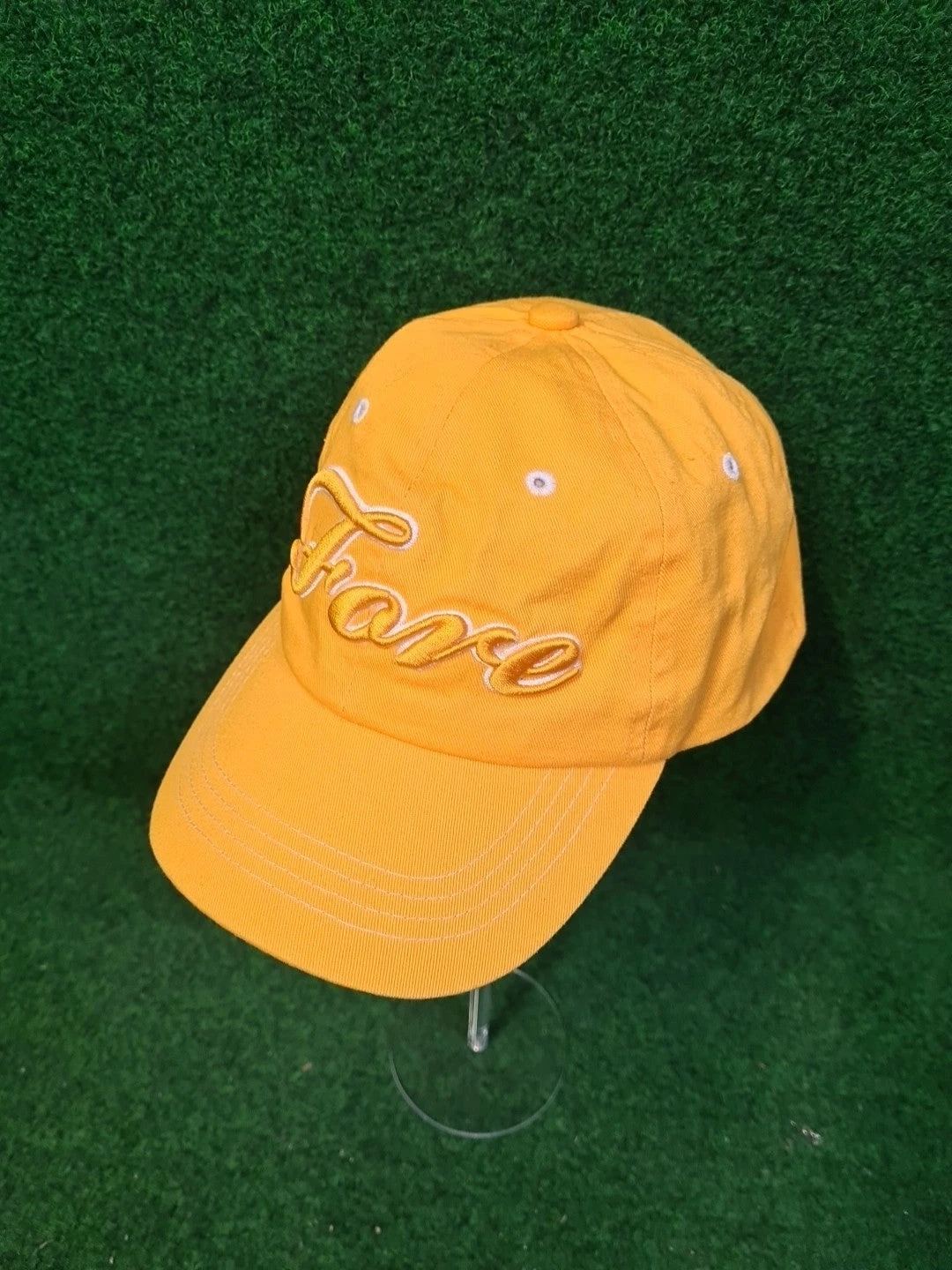 GIRLS GOLF Golf Mütze, Baseball Cap, Gelb, One Size, Einstellbar, Damen, 'Fore' 100 % Cotton - Abbildung 1