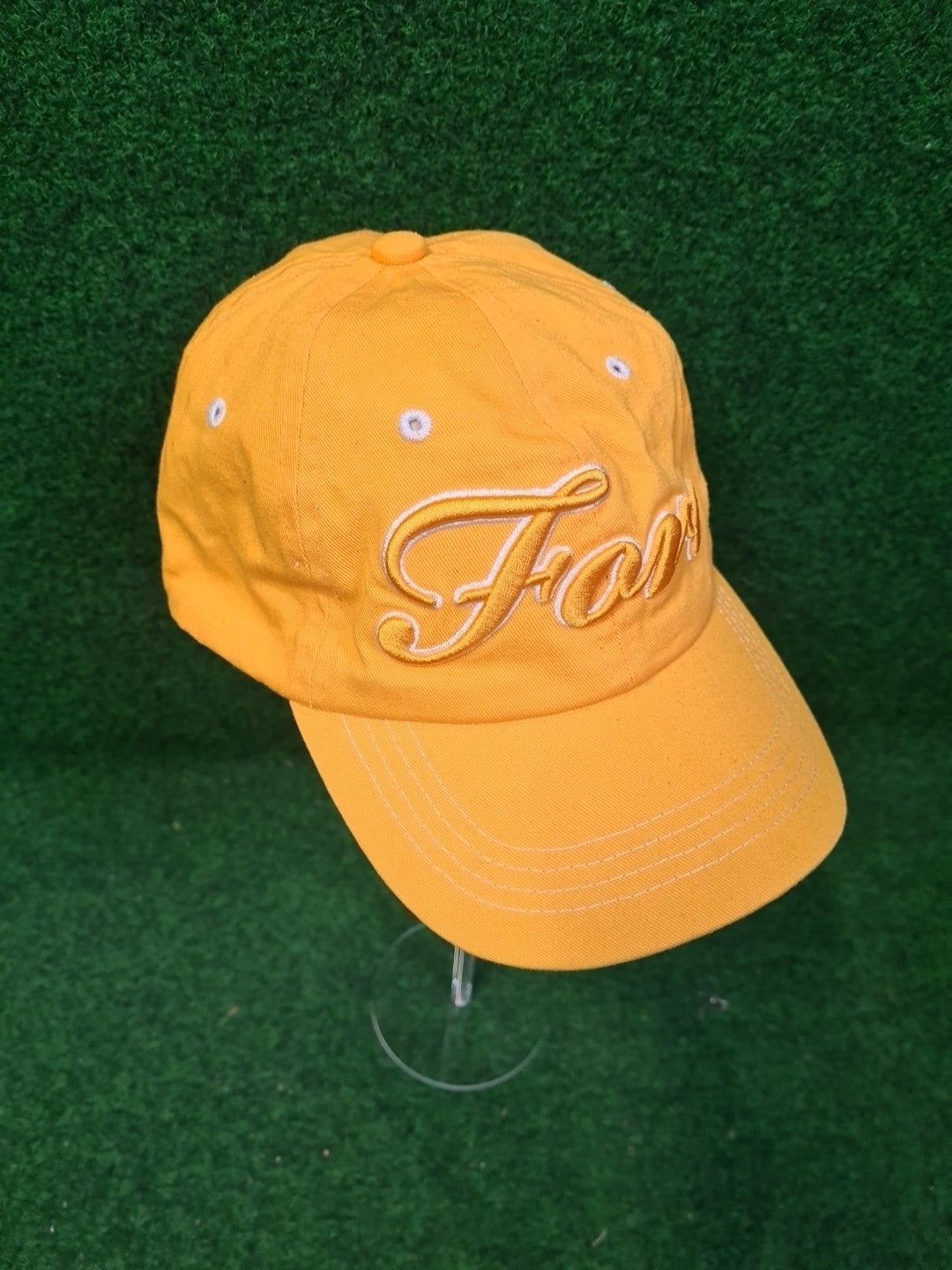 GIRLS GOLF Golf Mütze, Baseball Cap, Gelb, One Size, Einstellbar, Damen, 'Fore' 100 % Cotton - Abbildung 2