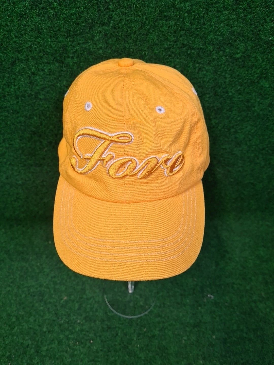 GIRLS GOLF Golf Mütze, Baseball Cap, Gelb, One Size, Einstellbar, Damen, 'Fore' 100 % Cotton - Abbildung 3