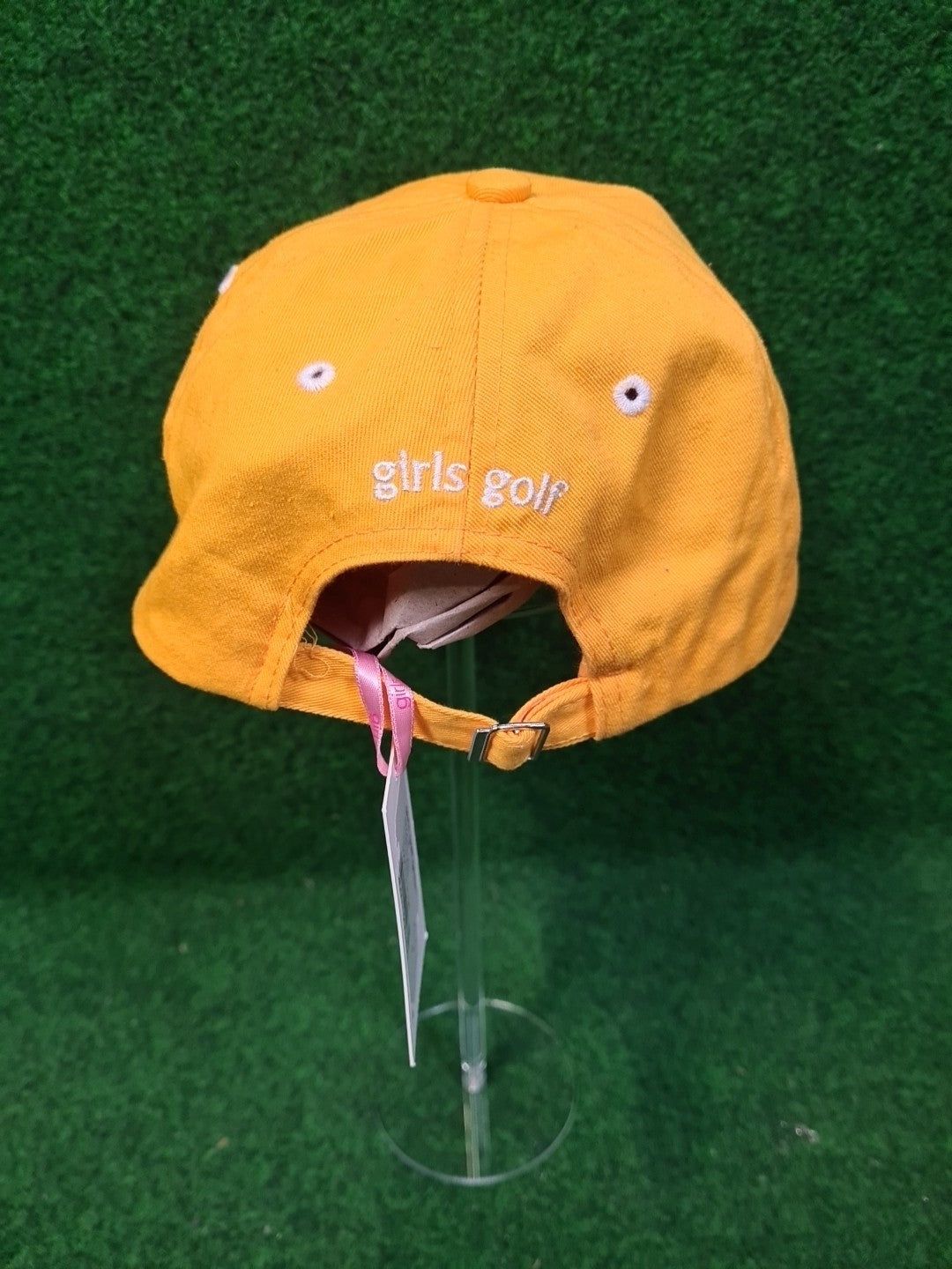 GIRLS GOLF Golf Mütze, Baseball Cap, Gelb, One Size, Einstellbar, Damen, 'Fore' 100 % Cotton - Abbildung 4