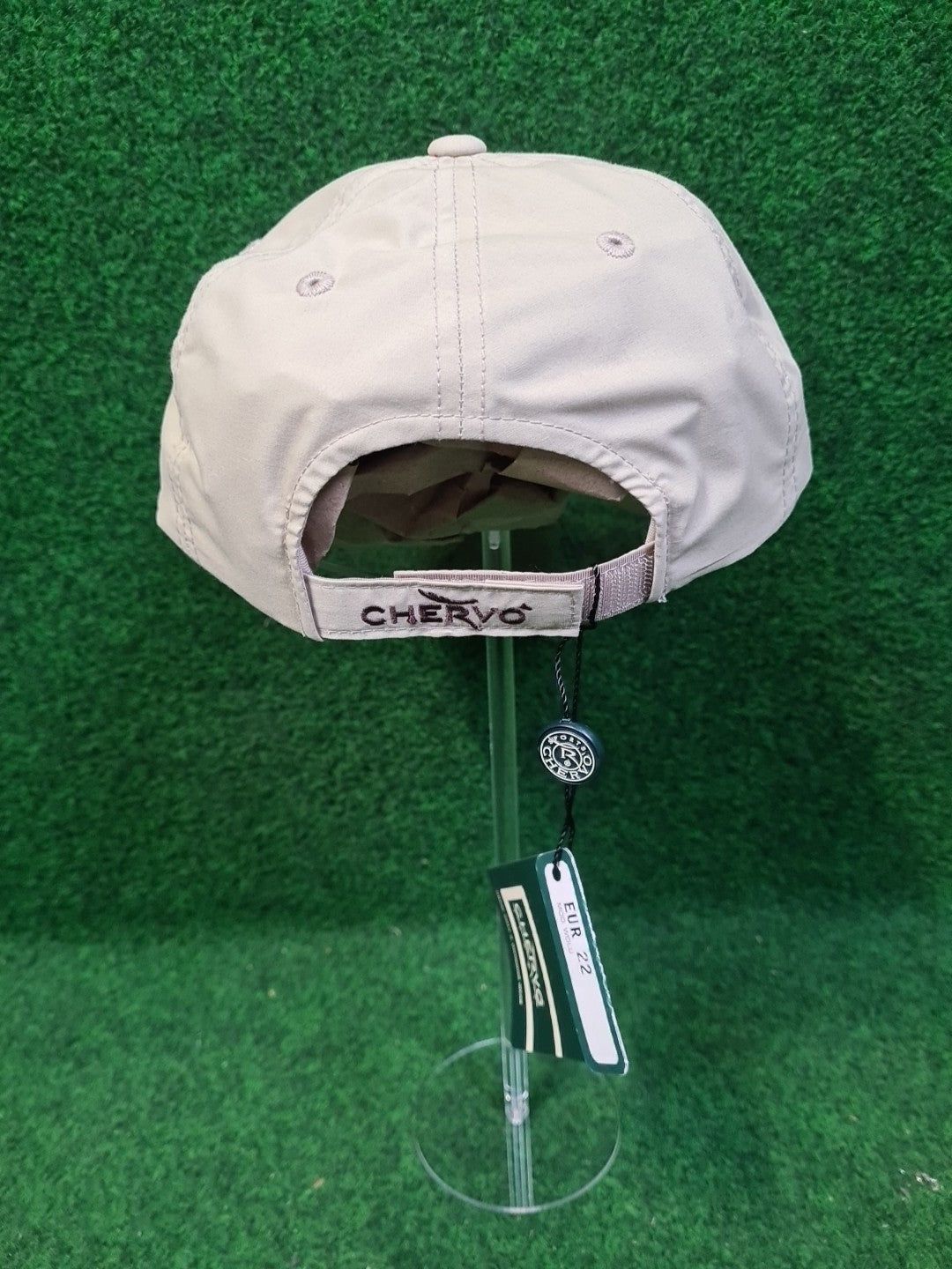 CHERVO 'Wolu' Basecap, Sport Mütze, Beige & Braun, One Size, Klettverschluss, Damen, 65 % Cotton & 35 % Polyester - Abbildung 4