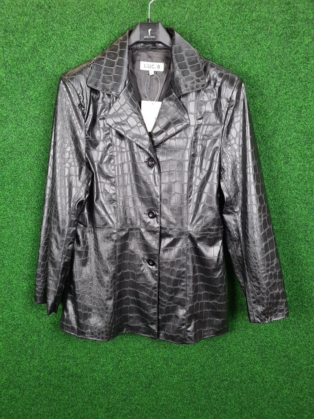 Luc. 8 Kunstleder Jacke Animal Krokodil, L, 90 % Polyvinyl Chloride & 10 % Polyurethanne, Damen - Abbildung 1