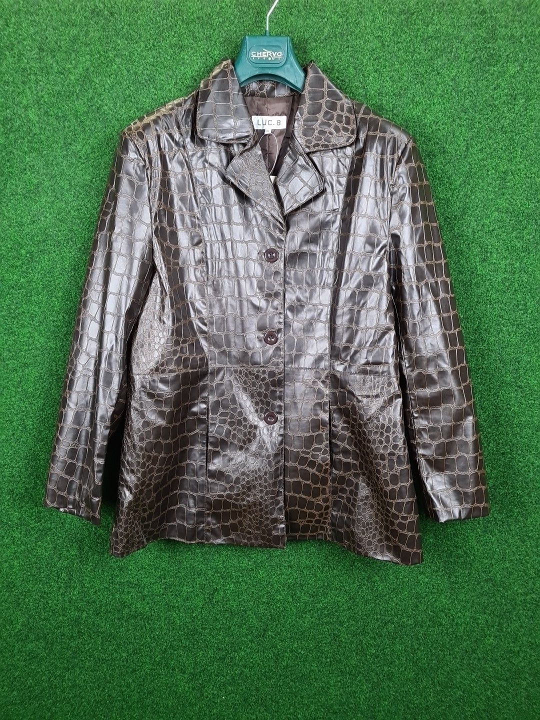 Luc. 8 Kunstleder Jacke Animal Krokodil, XL, 90 % Polyvinyl Chloride & 10 % Polyurethanne, Damen - Abbildung 1