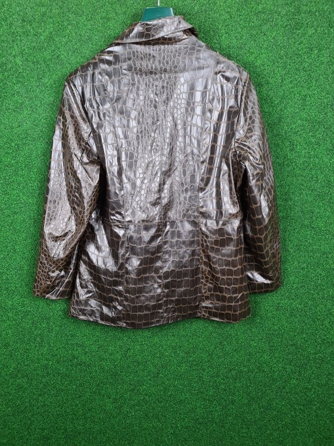 LUC. 8 Kunstleder Jacke Animal Krokodil, XL, 90 % Polyvinyl Chloride & 10 % Polyurethanne, Damen - Abbildung 2