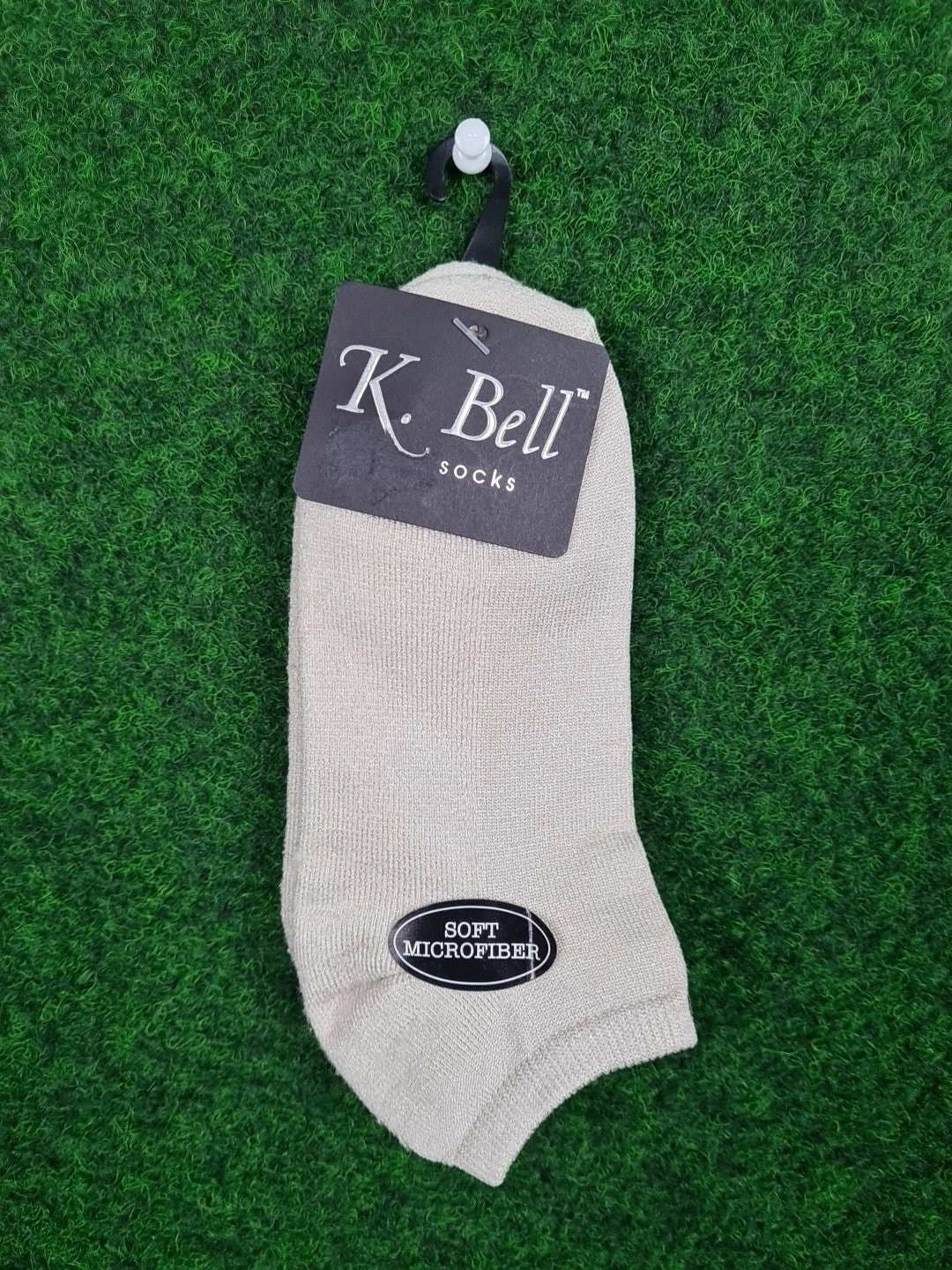 K. BELL Golfsocken, Sportsocken, Füßlinge, Beige, Sock Size 9-11, Damen, 98 % Microfiber Nylon & 2 % Spandex - Abbildung 1