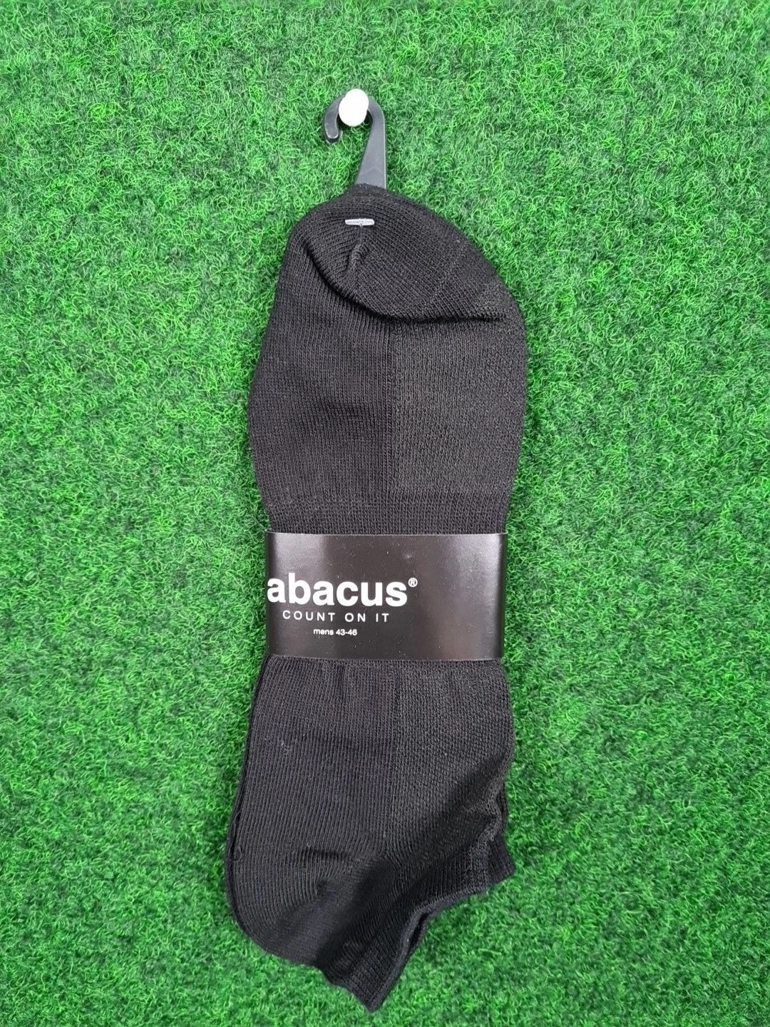 ABACUS Tane Low Sock, Füßlinge, Schwarz, XL, Herren, 49 % Cotton, 37 % Coolmax & 14 % Nylon, 2 Paare - Abbildung 1