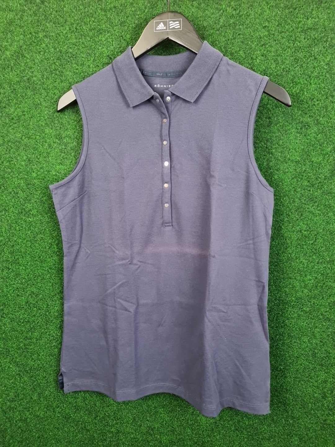 RöHnisch Piper SL Poloshirt, L, Dunkelblau, 95 % Baumwolle & 5 % Elasthan, Damen - Abbildung 1