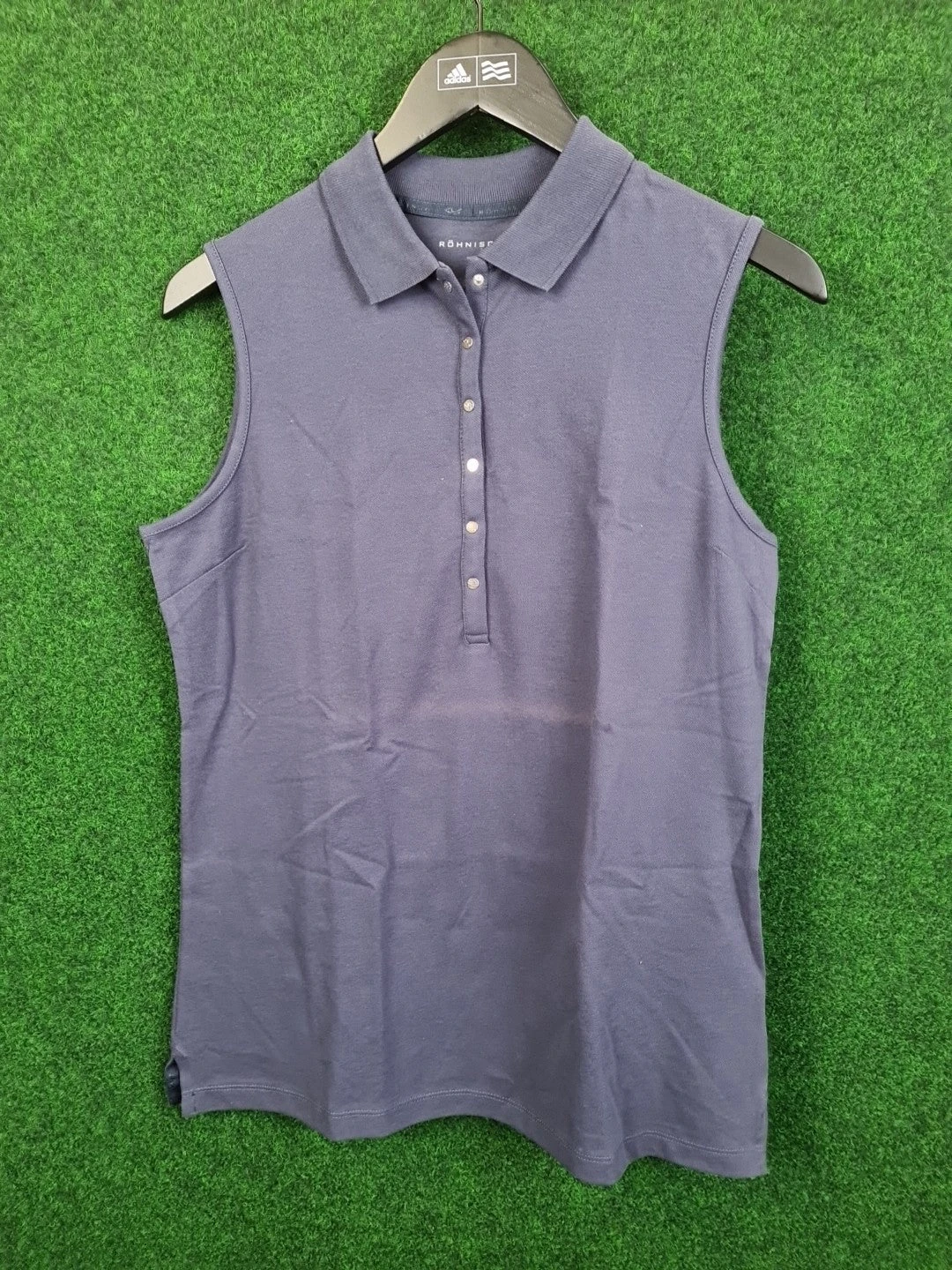 RÖHNISCH Piper SL Poloshirt, L, Dunkelblau, 95 % Baumwolle & 5 % Elasthan, Damen - Abbildung 1