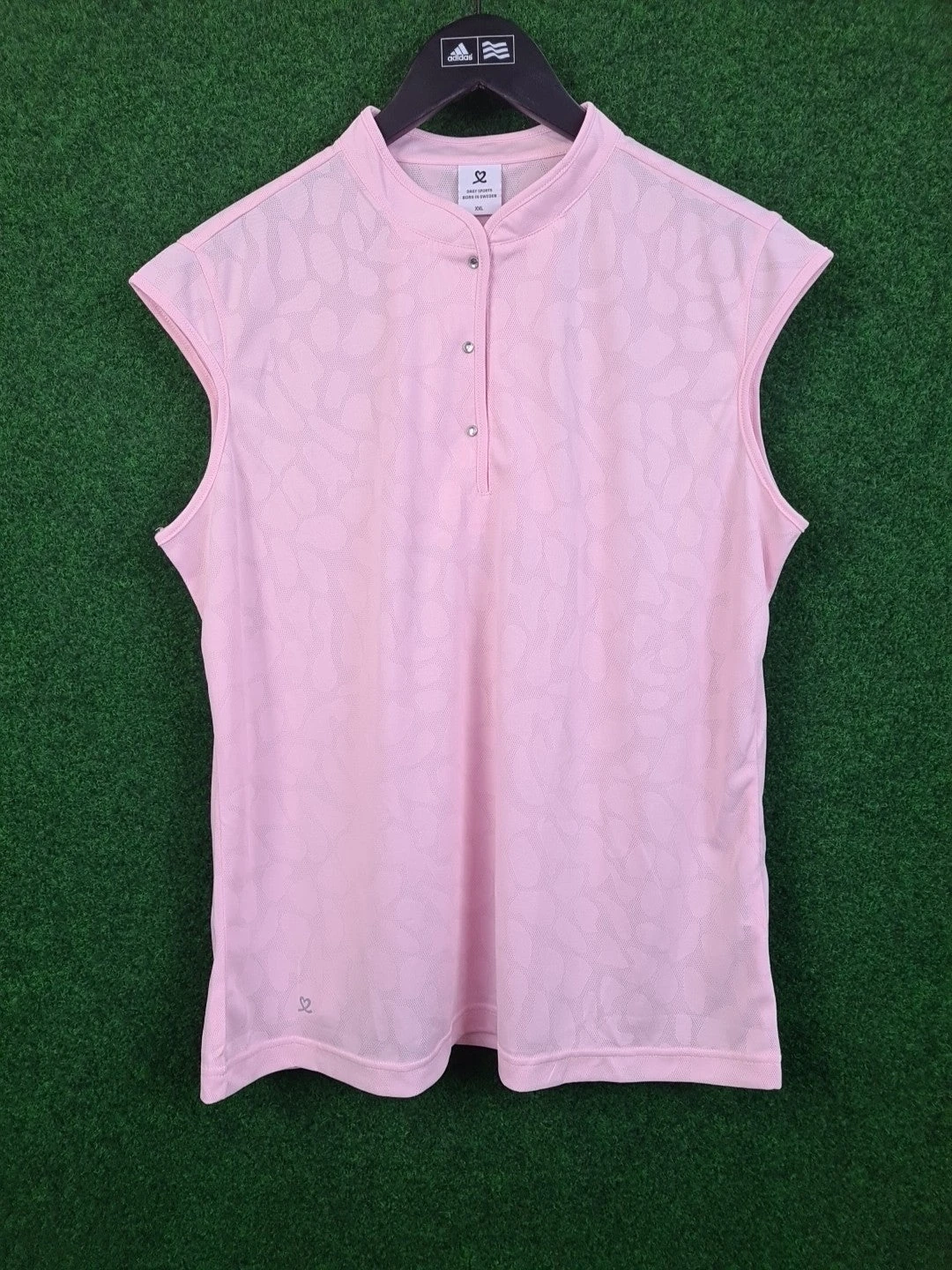 DAILY SPORTS Golf Shirt, Ärmellos, XXL / 2XL, Rosa, Netzmuster, Regular, Standard fit, 100 % Polyester, Damen - Abbildung 1
