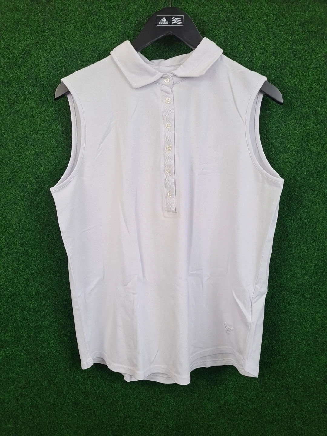 GIRLS GOLF Poloshirt, Golf Shirt, Ärmellos, XXXL / 3XL, Weiß, Basic Sylvia, 46 % Cotton, 46 % Polyamid & 8 % Elasthan, Damen - Abbildung 1