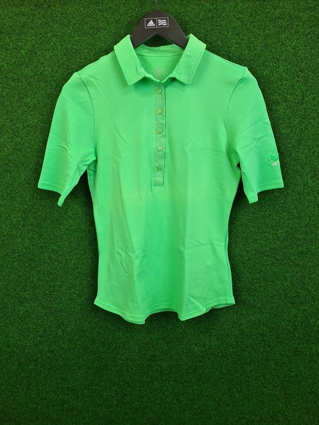 Girls Golf Poloshirt, Golf Shirt, M, Grün, Basic Serafina Xtra long shortsleeve, 46 % Cotton, 46 % Polyamid & 8 % Elasthan, Damen - Abbildung 1