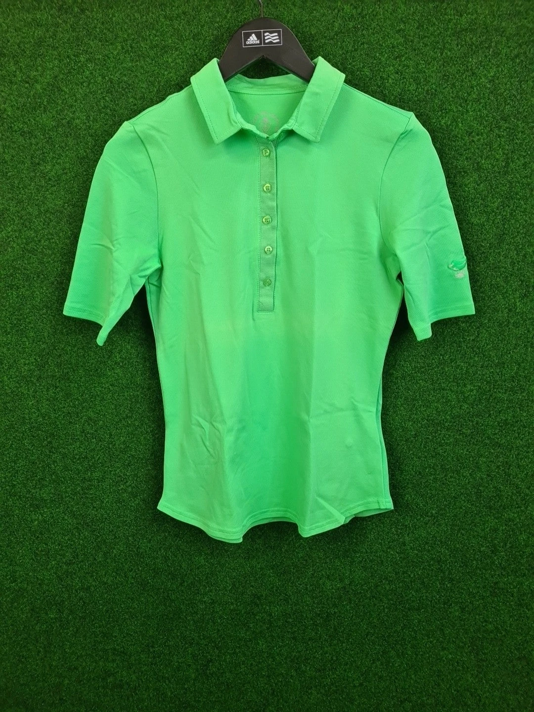 GIRLS GOLF Poloshirt, Golf Shirt, M, Grün, Basic Serafina Xtra long shortsleeve, 46 % Cotton, 46 % Polyamid & 8 % Elasthan, Damen - Abbildung 1