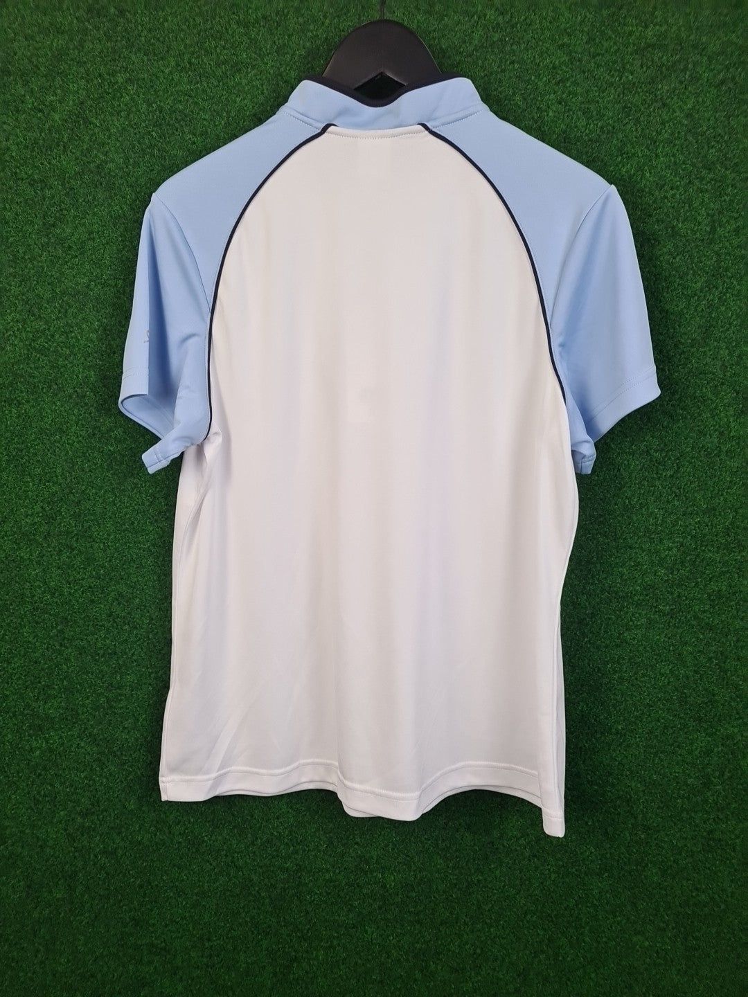 DAILY SPORTS Golfshirt, XXL / 2XL, Weiß & Blau, Megan, UV Protection UPF 30 +, 100 % Polyester, Damen - Abbildung 2