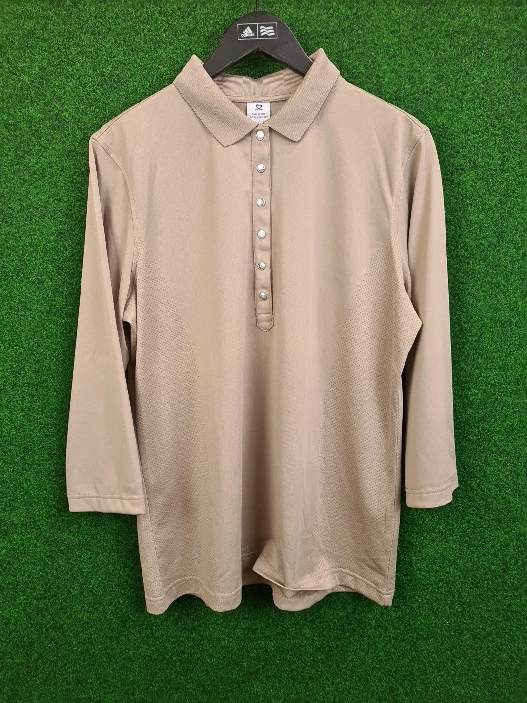 DAILY SPORTS Golfshirt, XXL / 2XL, Braun, Mindy 3/4, 100 % Polyester, Damen - Abbildung 1