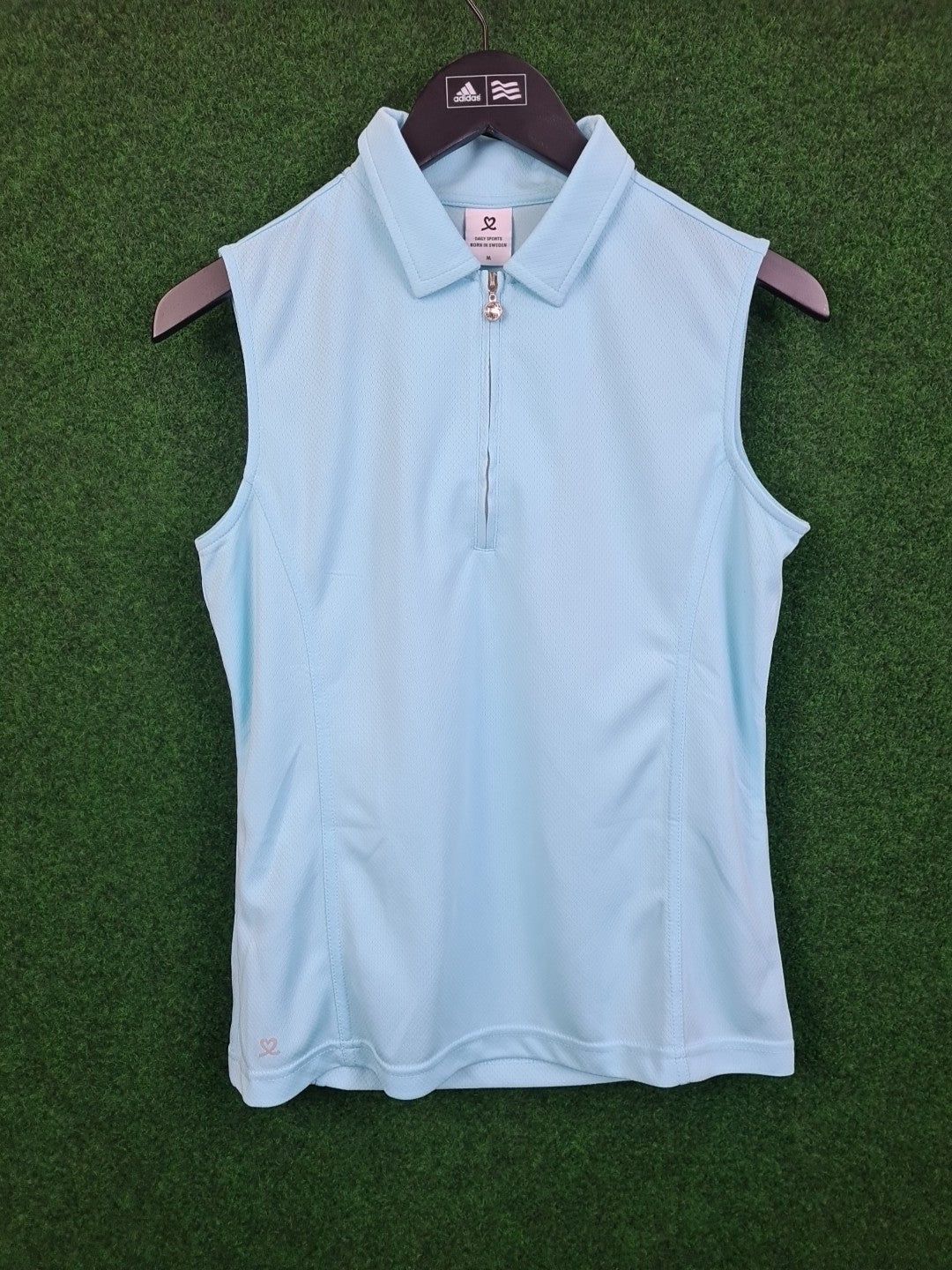 Daily Sports Polo Shirt, Golf Shirt, Sport, M, Türkis, Macy UV Protection UPF 30+, Regular, Standard fit, 100 % Polyester, Damen - Abbildung 1