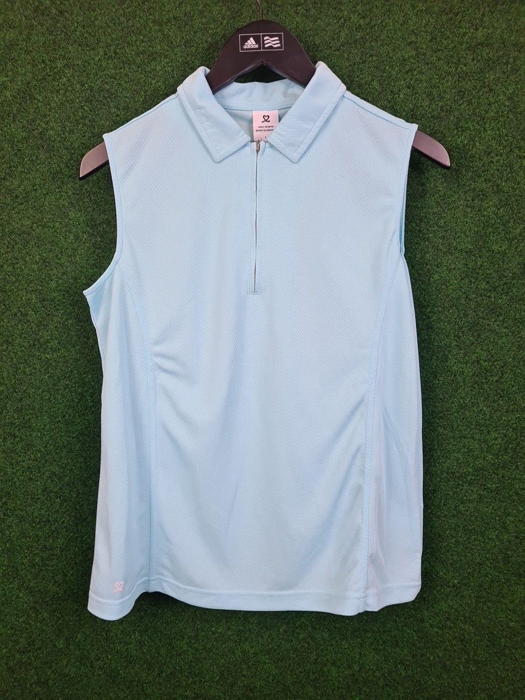 Daily Sports Polo Shirt, Golf Shirt, Sport, L, Türkis, Macy UV Protection UPF 30+, Regular, Standard fit, 100 % Polyester, Damen - Abbildung 1