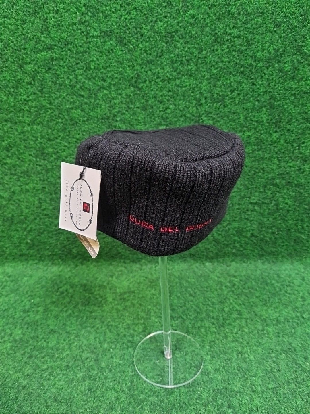 MARKEN MIX Golf Geschenkset, Warme Woll-Mütze von Duca Del Cosma, 5-Holz Schlägerhaube von Hickory, Reinigungsbürste von Silverline & Pitchgabel von Big Max, Schwarz, One Size, Herren - Abbildung 3